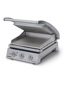 Roband pressgrill 6 slices, rillet topplate/flat bunnplate