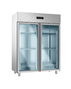 FREEZY PRIME kjøleskap dobbelt GN2/1, glassdør