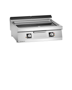 Icon7000 flatgrill, rillet kromplate