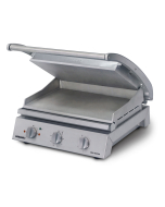 Roband pressgrill 8 slices, flat topp-/bunnplate